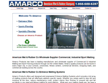 Tablet Screenshot of amarcoproducts.com